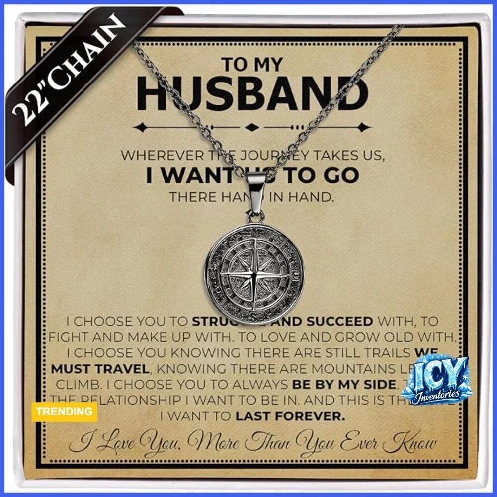 Stainless Steel Cuban Chain Bracelet with Gift Set for Husband